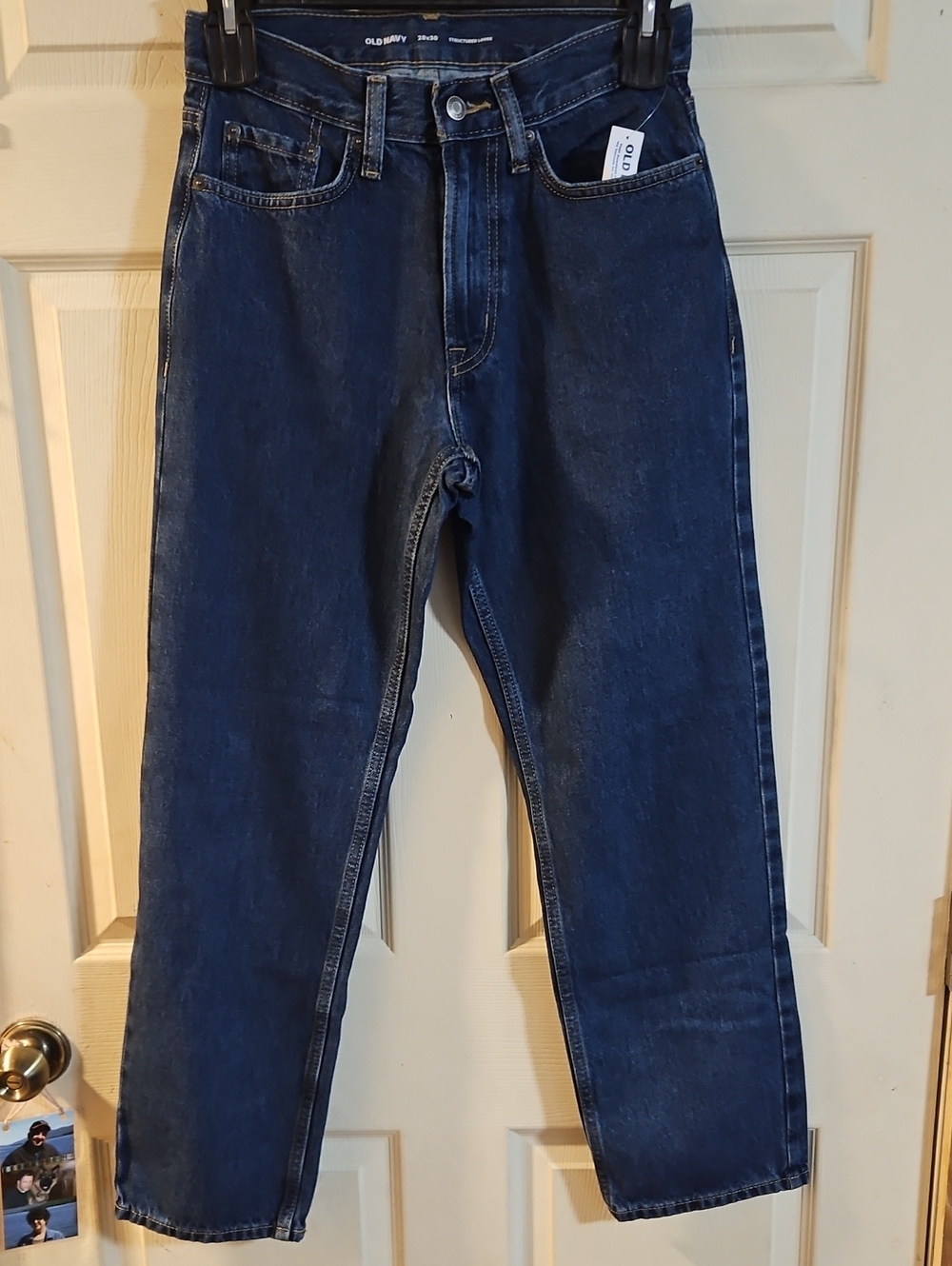 OLD NAVY MENS STRUCTURED LOOSE JEANS: NEW WITH TAGS: 28X30